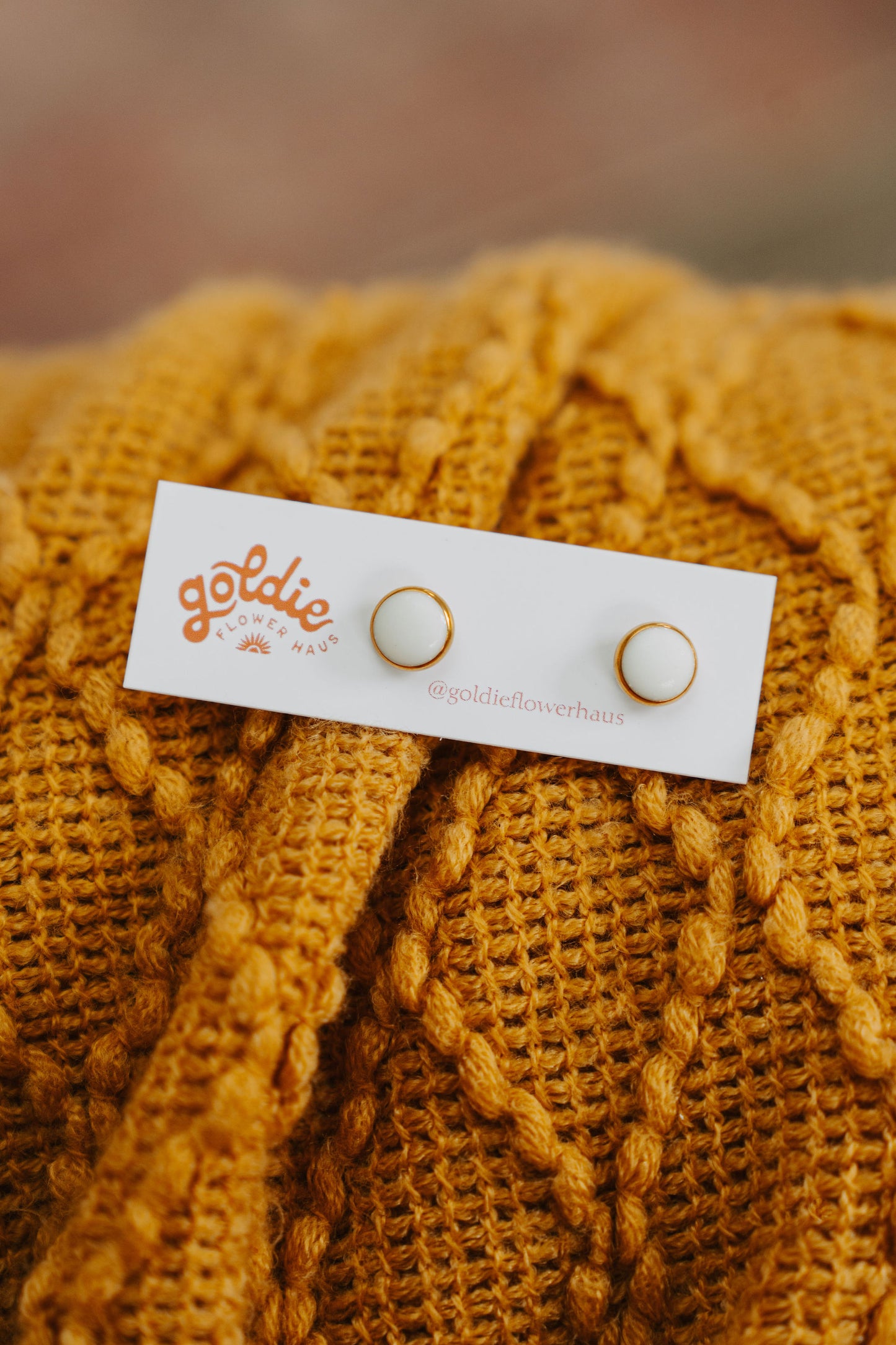 Breastmilk Stud Earrings