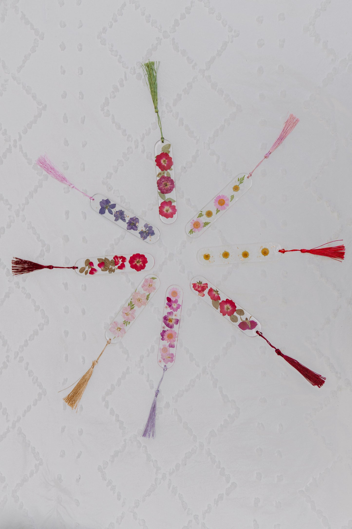 Pressed Flower Bookmarks