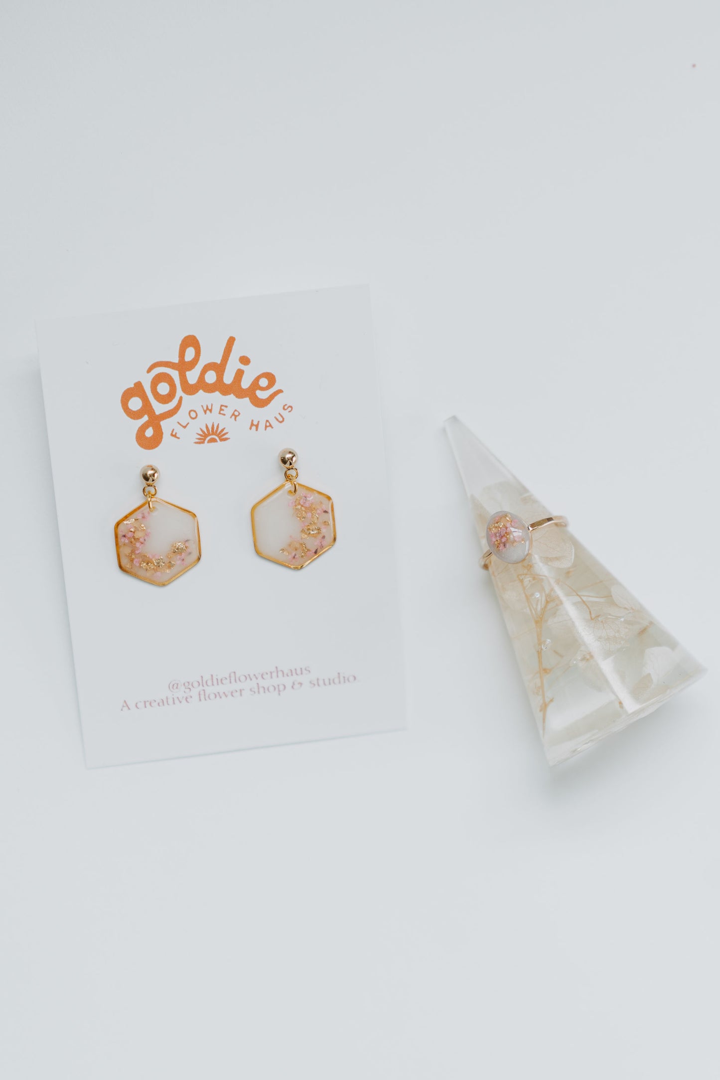 Breastmilk Hexagon Earrings