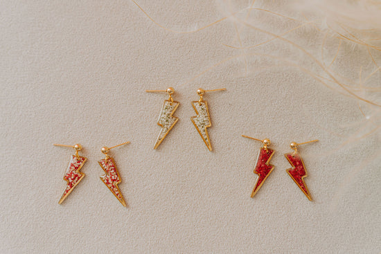 Floral Lightning Bolts