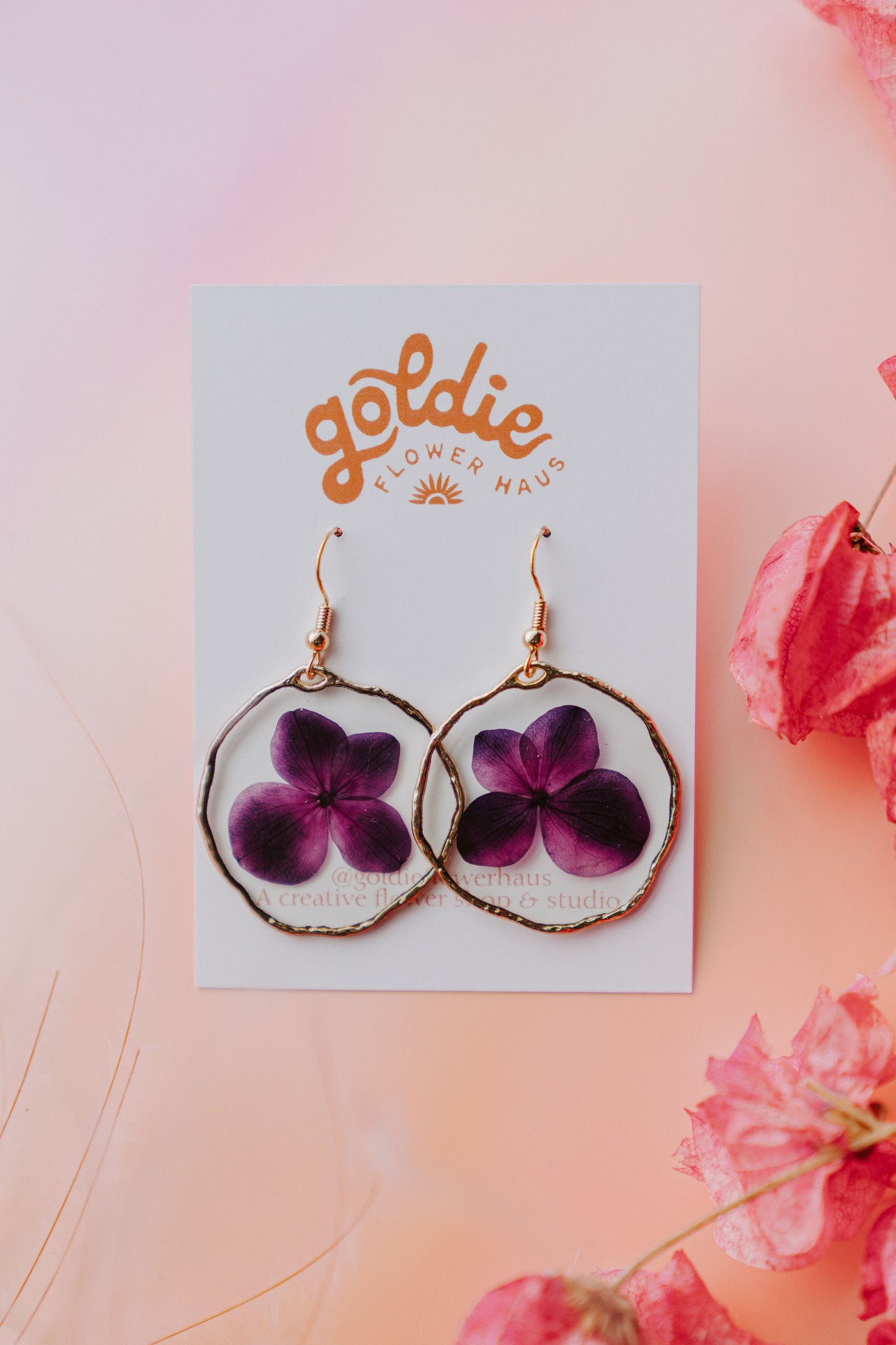 Hydrangea Earrings
