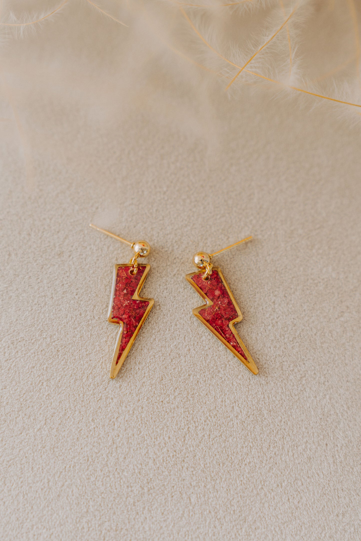 Floral Lightning Bolts