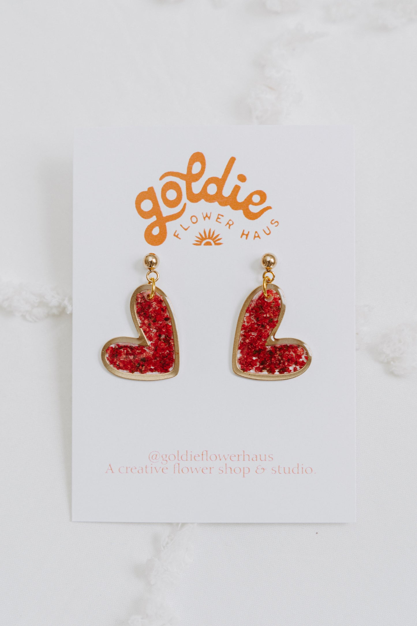 Resin Brass Hearts
