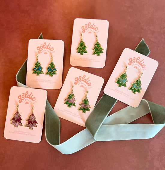 Colorful Christmas Trees