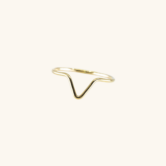 Dainty Point Stacking Ring